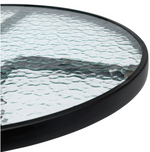 2 Seater Balcony Table Glass - Grey
