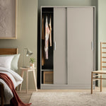 Home Nova 2 Door Sliding Wardrobe - Beige | Modern sliding door closet