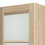 Home Carla 2 Door Display Cabinet - Oak | Modern Home Showcase