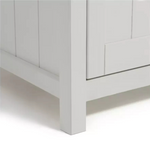 Home Scandinavia 3 door 3 Drawer Wardrobe - White ( B Grade )
