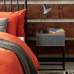 Habitat Digby 1 Drawer Bedside Table - Anthracite ( B Grade 27156 )