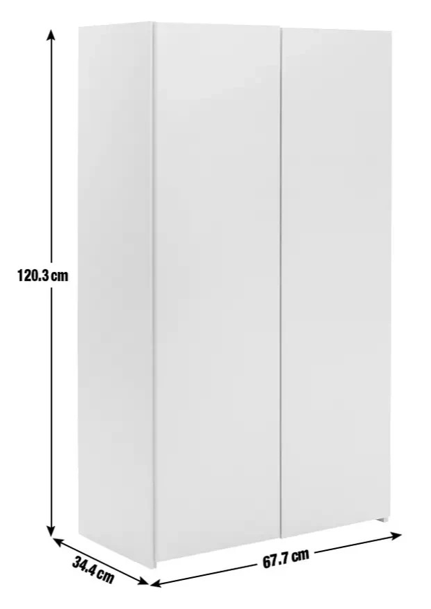 Seville Shoe Storage Cabinet - White