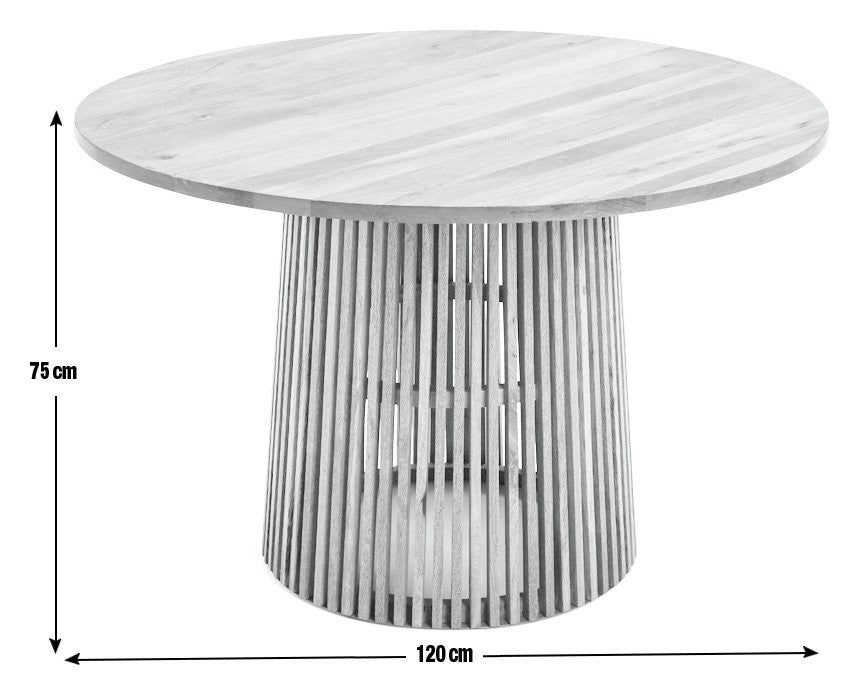 Jericho 4 Seater Dining Table - Natural | Compact kitchen table