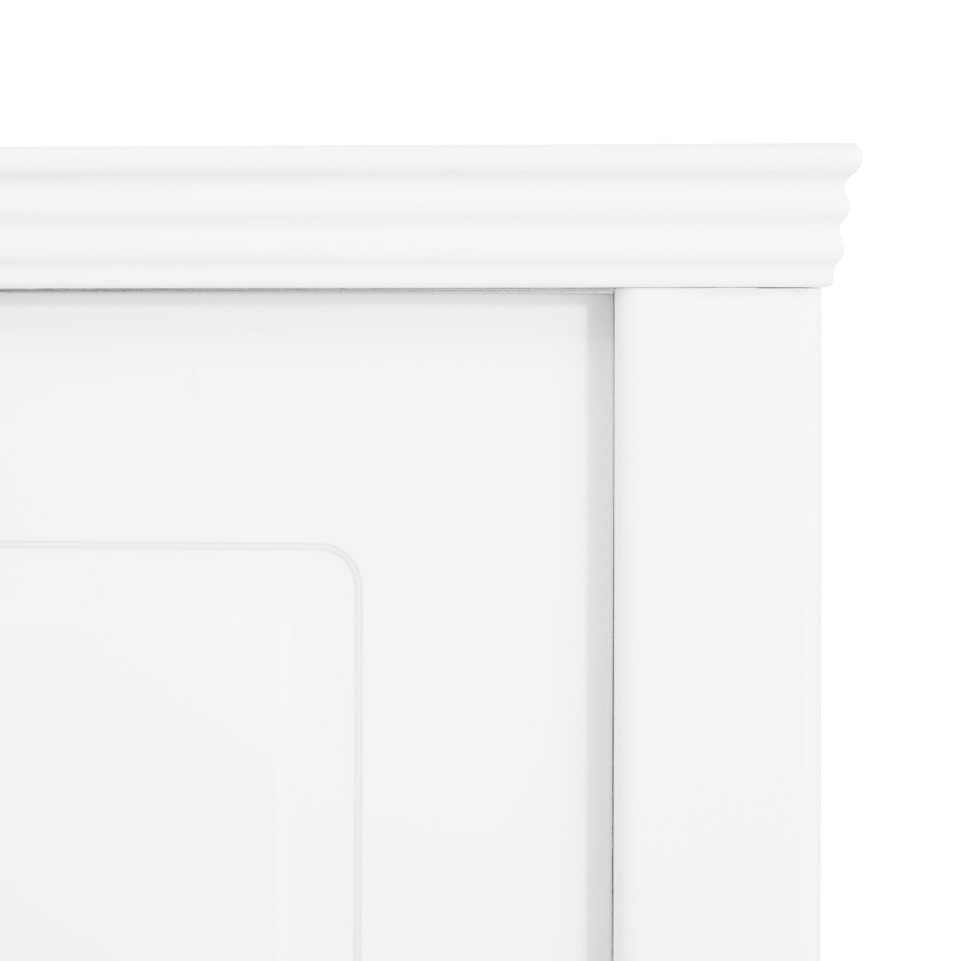 Home Grayson Double Bed - White | Modern Bedroom Style