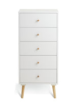 Habitat Otto 5 Drawer Tallboy - White ( B Grade 36787 - 36785 )