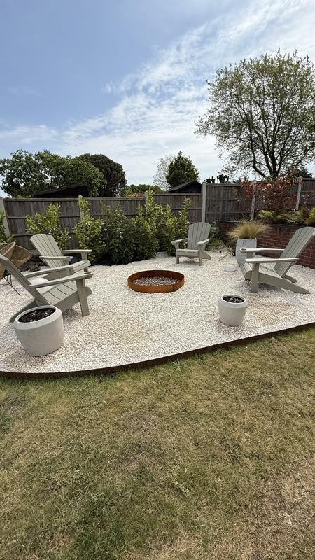 Keter Alpine Adirondack Chair - Silver Sage | Outdoor Garden Patio Chair