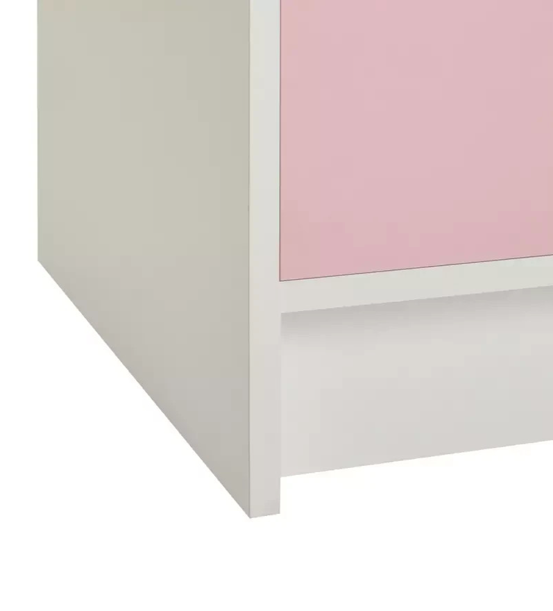 Kids Malibu 2 Door 2 Drawer Wardrobe - Pink & White ( B Grade )