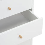 Habitat Otto 5 Drawer Tallboy - White ( B Grade 36787 - 36785 )