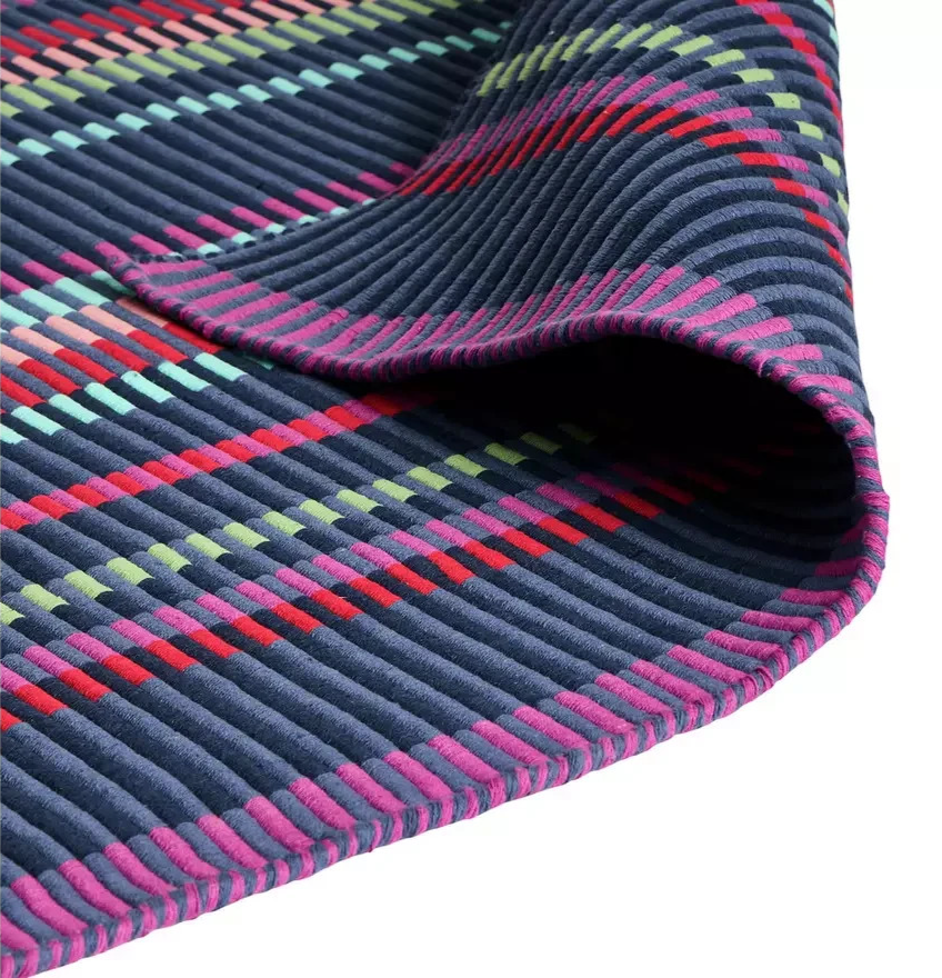 Margo Selby Buster Red Rug | 160x230cm | Modern Living Room Bedroom Area Rug