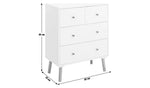 Habitat Otto 2+2 Drawer Chest - White ( B Grade 37597 )