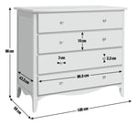 Habitat Margot 4 Drawer Chest - Pine