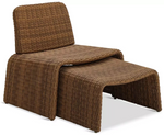Kelham Rattan Effect Garden Chair - Brown (B Grade)