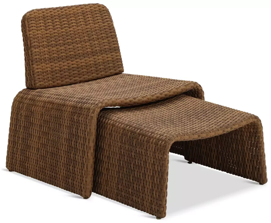 Kelham Rattan Effect Garden Chair - Brown (B Grade)