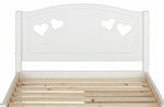 Home Mia Single Bed Frame with 2 Drawers - White | Bedroom Storage Bed for Kids