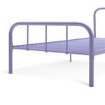 Charlie Single Metal Bed Frame - Lilac