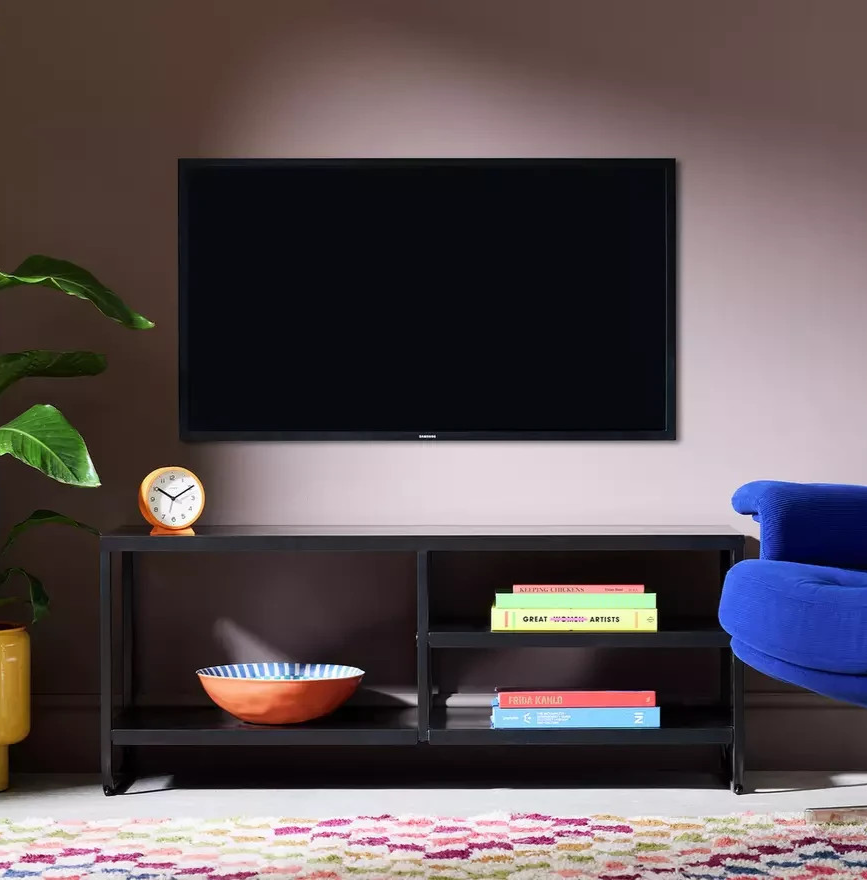 Lorelei TV Unit Black | Modern Living Room TV Stand Cabinet Furniture