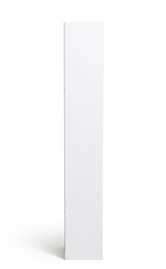 Maine Narrow 6 Shelf Bookcase - Shelving Storage Unit Display Cabinet - White