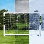FORZA 8ft x 4ft Football Goal | Garden Football Goal Post Net Soccer Training Eq