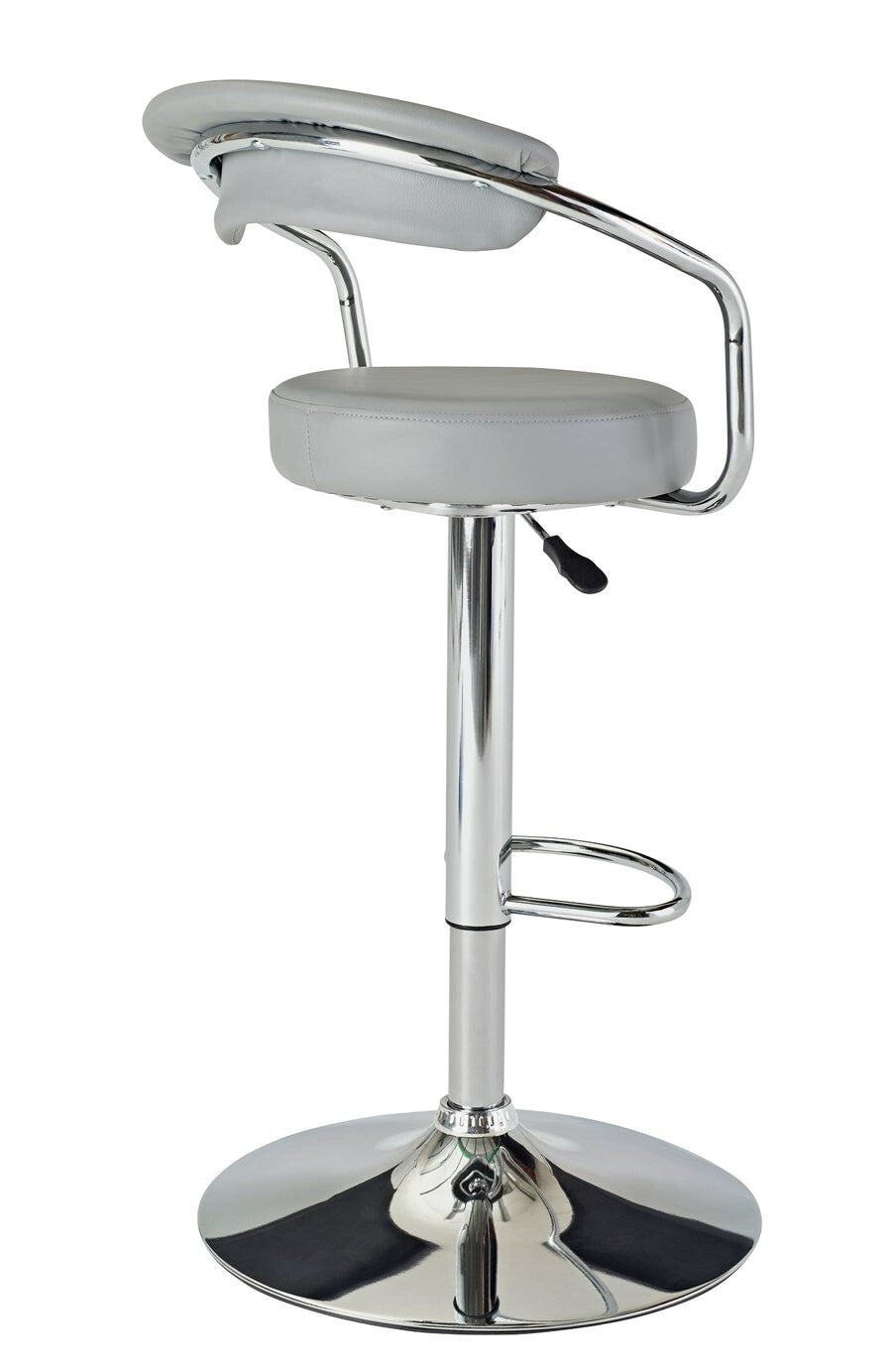 Executive Gas Lift Bar Stool - Grey