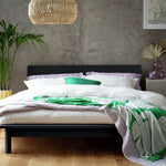 Akio Double Wooden Platform Bed Frame - Black | minimalist bed frame