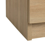 Home Brisbane 4 Drawer Chest Oak | Dresser for Bedroom Living Room ( B Grade )