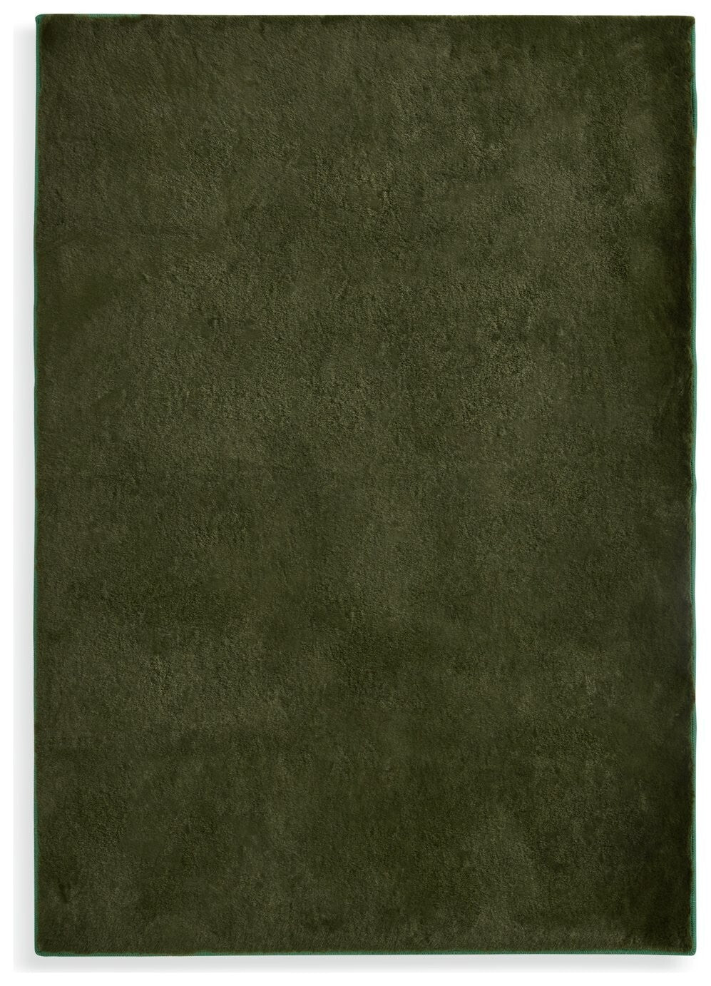 Cosy Soft Moss Green Short Pile Rug - 230x160cm