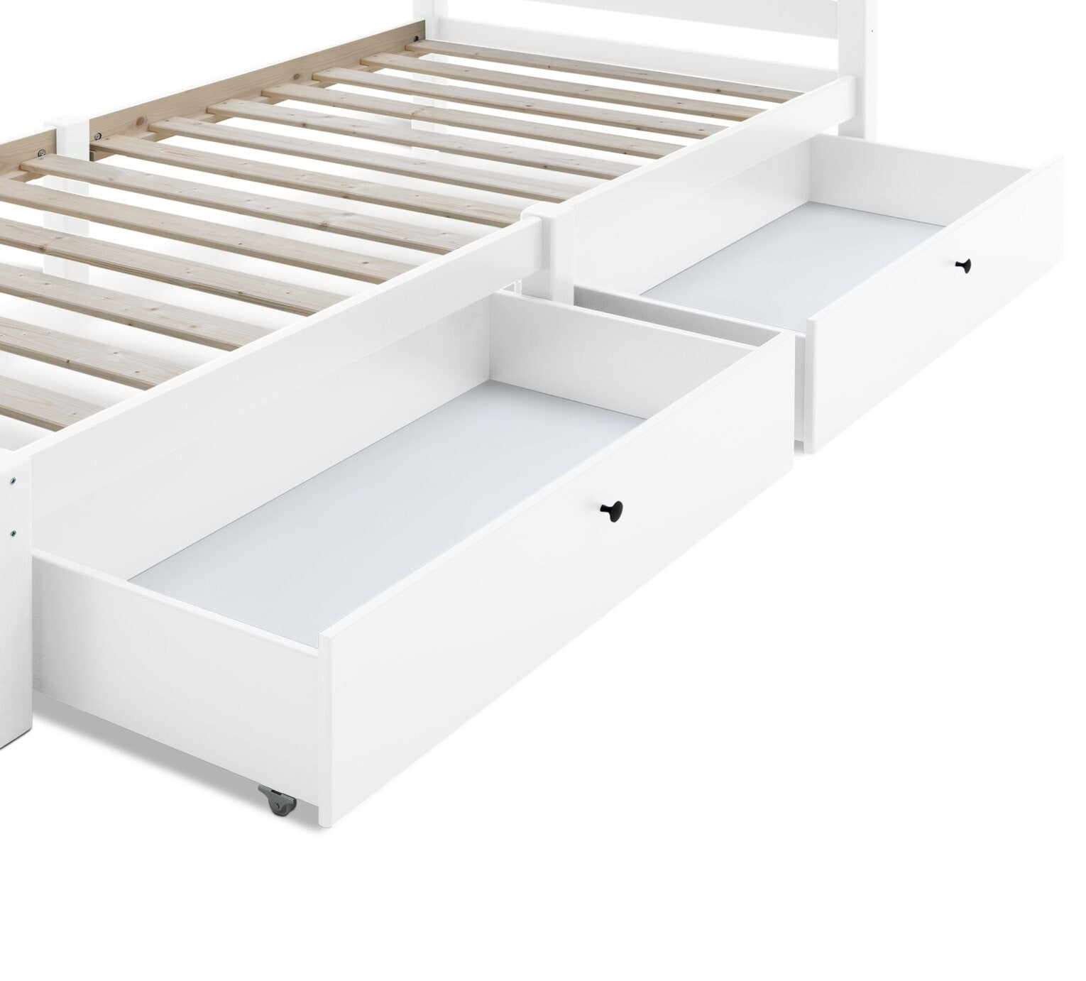 Habitat Brooklyn Single Bed Frame and Drawer - White | Wooden Bed Storage Saving