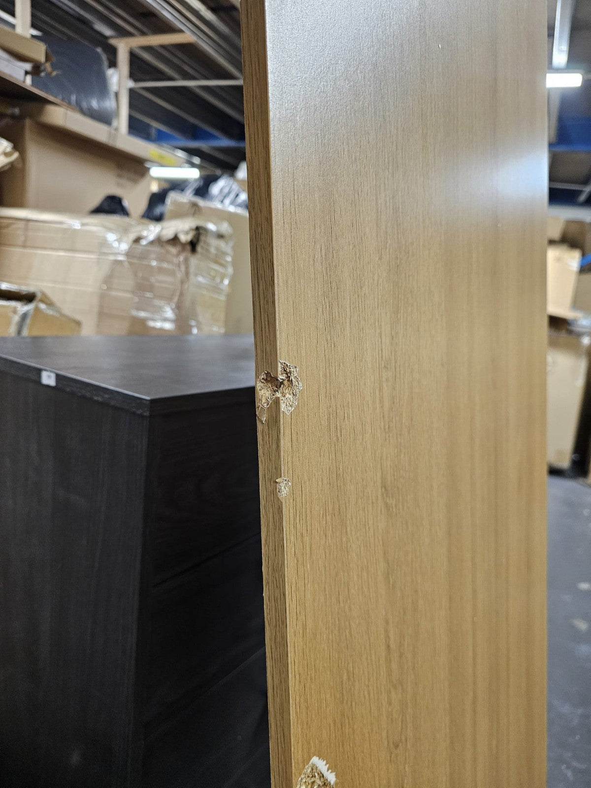 Seville 3 Door Wardrobe - Oak Effect (B Grade)