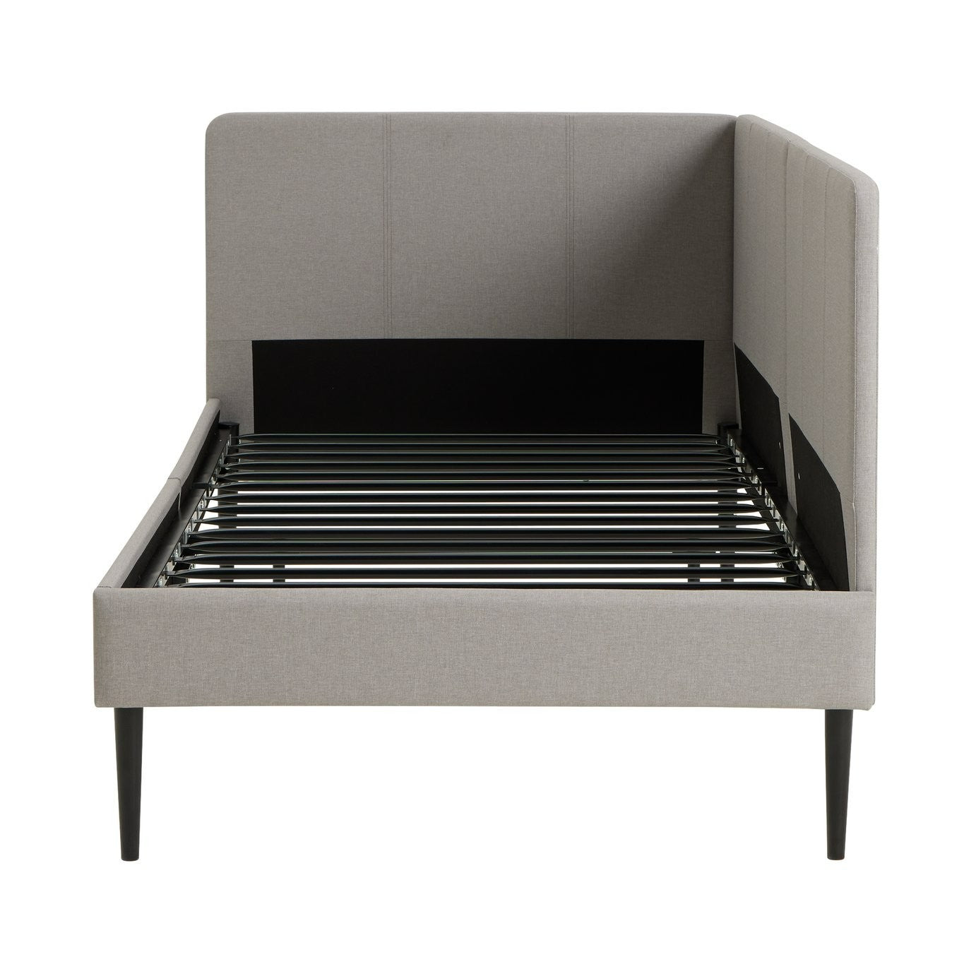 Home Kristopher Single Corner Day Bed - Grey | Practical Guest Setup