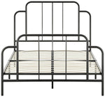 Jacques Double Metal Bed Frame Black | Sturdy Durable Support Base Modern Design