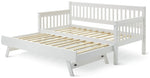 Home Aspley Trundle Day Bed - White | Compact Spare Room Setup