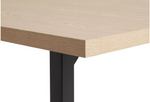 Home Zayn Dining Table & 2 Benches Birch | Space Saving Dining Furniture Set