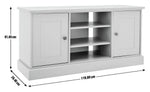 Home Winchester 2 Door TV Unit - Green | Contemporary Media Furniture