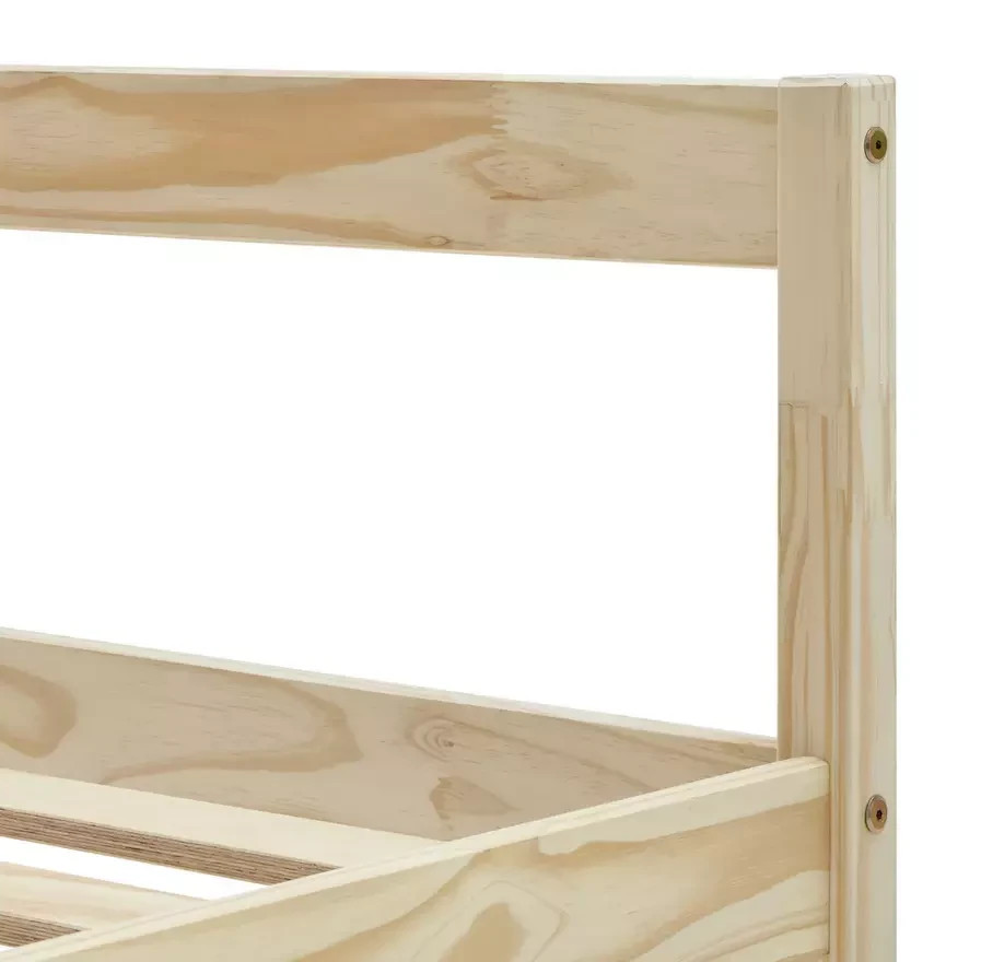 Home Karee Wooden Double Bed Frame Pine | Wooden Double Bed Bedroom Furniture