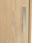 Nova 2 Door Sliding Wardrobe - Oak | Modern Bedroom Storage Cabinet Furniture