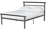 Home Avalon Small Double Metal Bed Frame Black | Sturdy Modern Bedroom Furniture