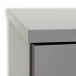 Hayward 2 Door Small TV Unit - Grey Gloss