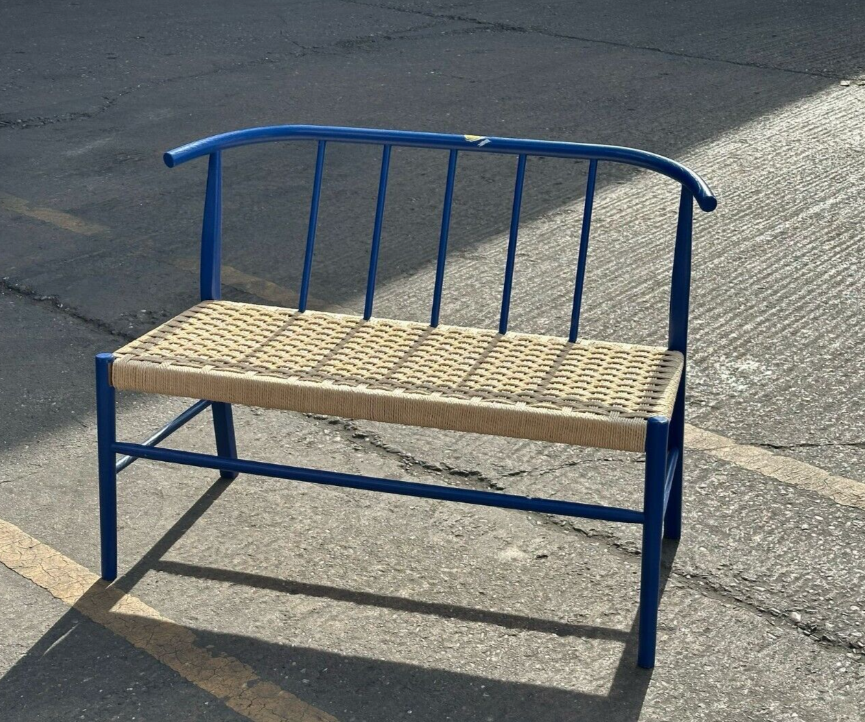 Habitat 60 Scottie Oak Bench - Blue ( S )