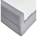 Costa Fabric Double Ottoman Bed Frame - Grey (S)