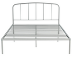 Freja Small Double Metal Bed Frame - Silver
