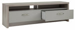 Habitat Venice 2 Drawer Large TV Unit - Grey | Modern Entertainment Furniture