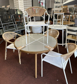 Habitat 4 Seater Rattan Effect Garden Patio Set (S)