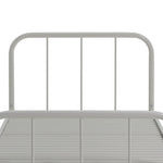 Home Charlie Single Metal Bed Frame White | Sturdy Durable Bedframe for Bedroom
