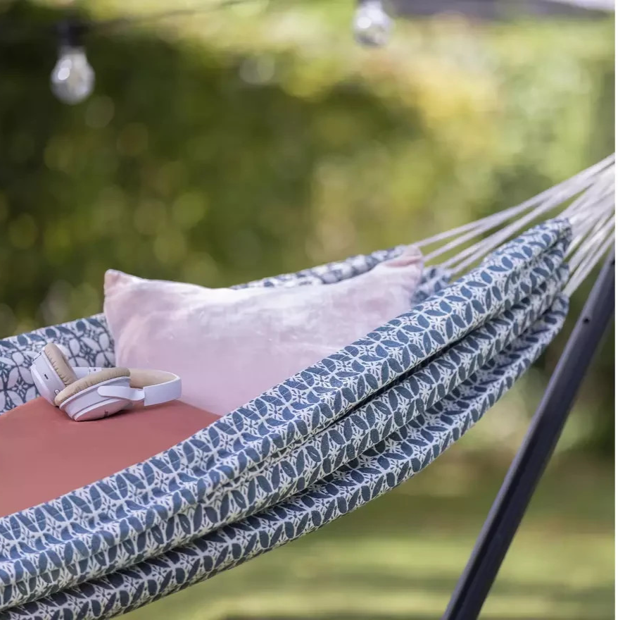 Hammock with Metal Stand | Outdoor Garden Hanging Chair Furniture
