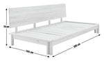 Akio Guest Bed Frame - Natural | Compact Spare Room Setup