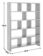 Hopkins Tall Bookcase - Walnut | walnut shelving unit