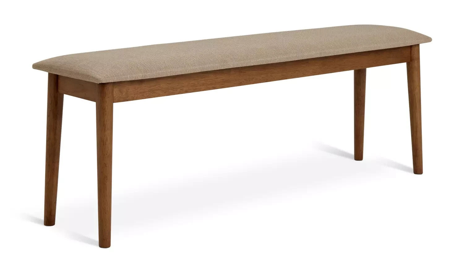 Skandi Wooden Dining Bench - Walnut | Modern Dining Room Bench Furniture