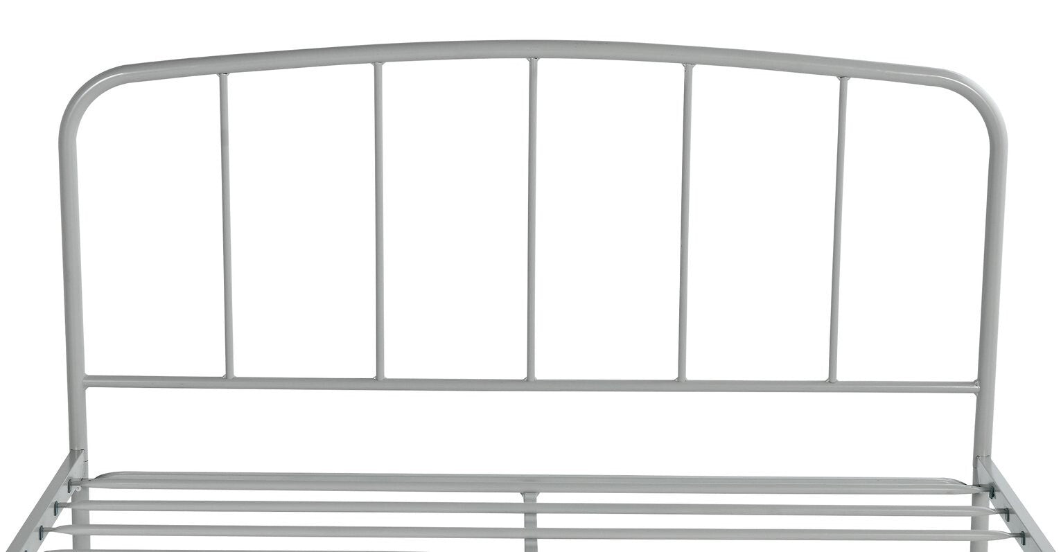 Freja Double Metal Bed Frame - Silver ( B Grade 13946 )