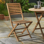 Home Newbury 6 Seater Folding Wooden Patio Set | Outdoor Garden Furniture