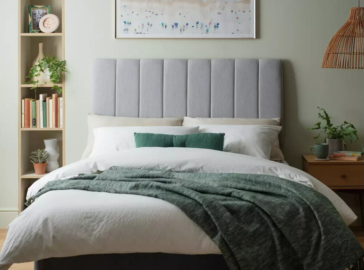 Bircham Small Double Headboard - Light Grey